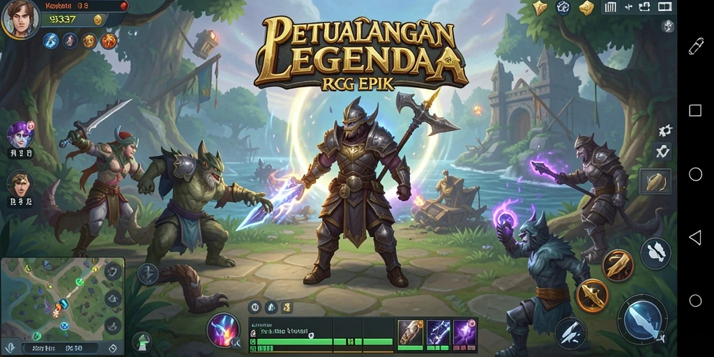Screenshot utama 93337 yang menampilkan aksi seru dalam RPG.