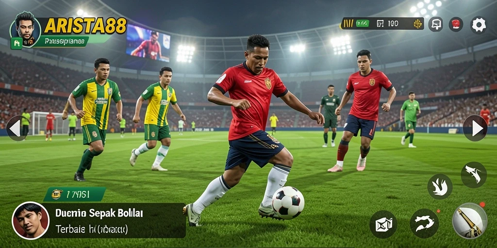 Tampilan gameplay ARISTA88 yang mendebarkan dan realistis.