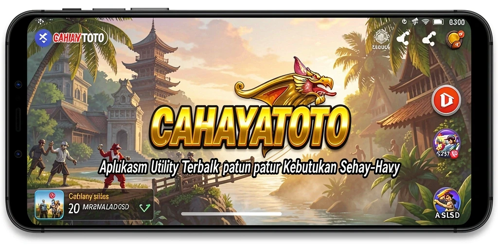 Tampilan aplikasi CAHAYATOTO yang sederhana dan fungsional.