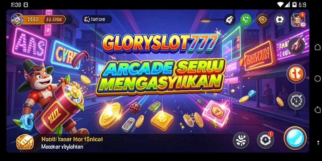 Tampilan gameplay yang mengasyikkan di GLORYSLOT777.