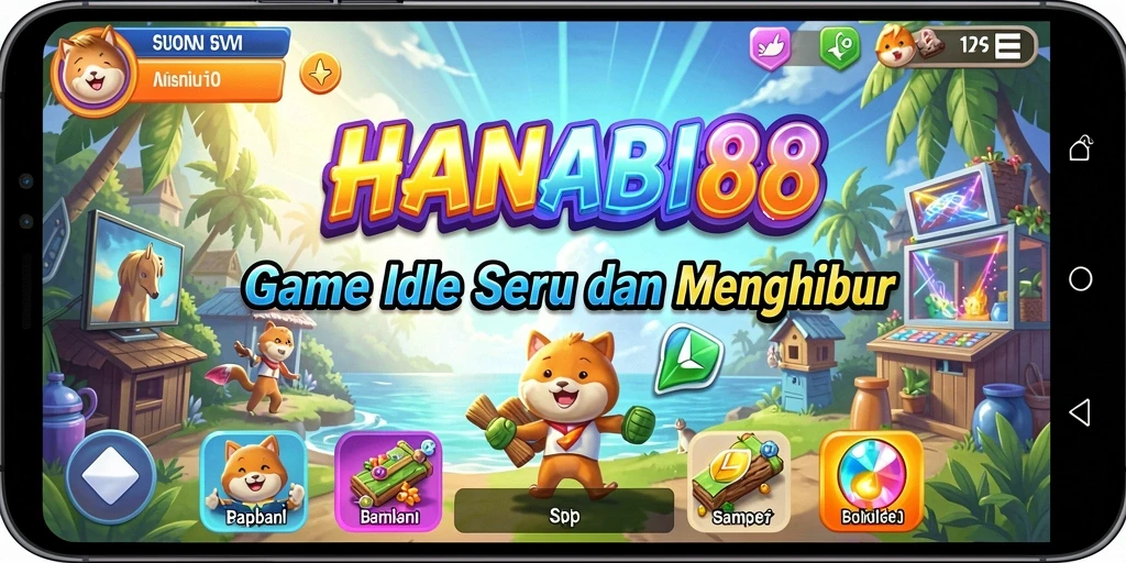 Tampilan menarik dari gameplay Idle HANABI88 yang seru.