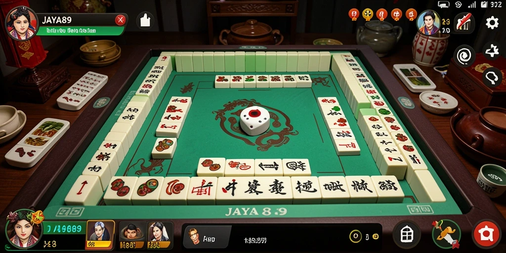 Tampilan menarik gameplay Mahjong di JAYA89