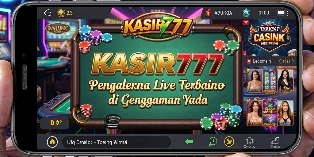 Tampilan gameplay Live Casino yang mengasyikkan di KASIR777.