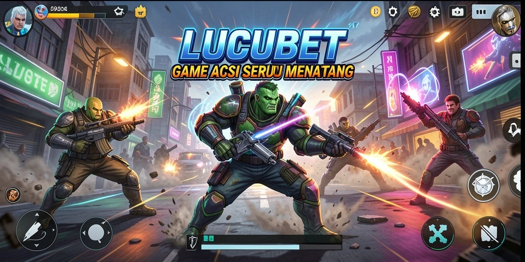 Tampilan gameplay LUCUBET yang penuh aksi dan tantangan.
