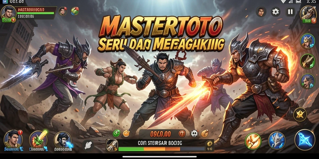 Tampilan mendebarkan dari pertarungan dalam MASTERTOTO.