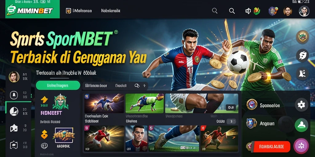 Tampilan gameplay MIMINBET dalam taruhan olahraga yang seru.