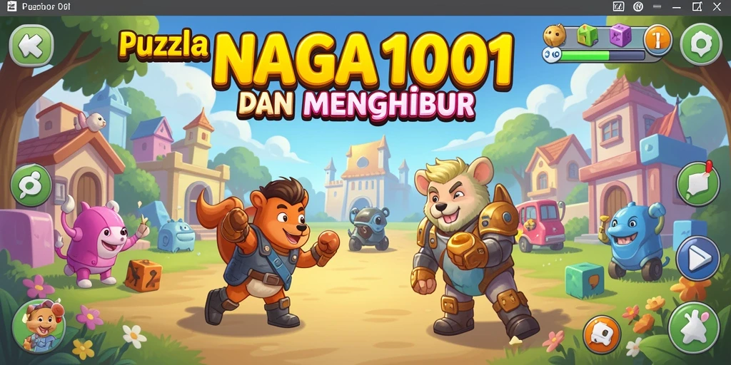 Tampilan gameplay menantang dalam NAGA1001 dengan berbagai jenis teka-teki.