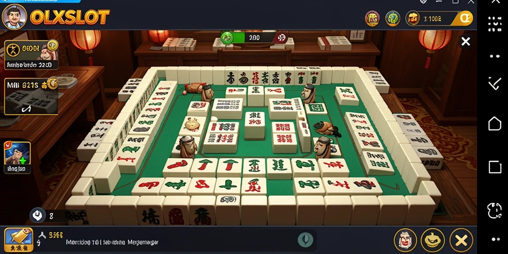 Screenshot <strong>OLXSLOT</strong> menunjukkan gameplay Mahjong yang menarik.