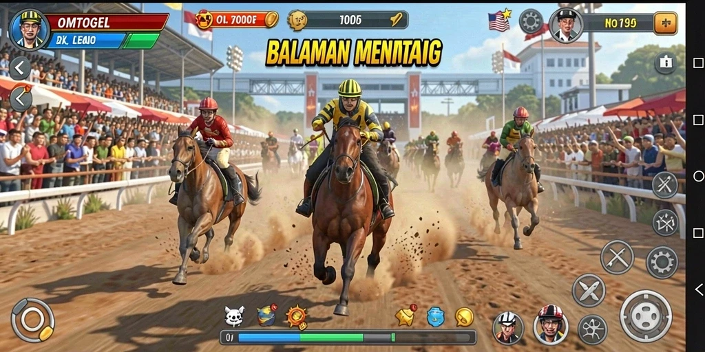 Gameplay menarik dalam OMTOGEL menunjukkan kecanggihan balapan.