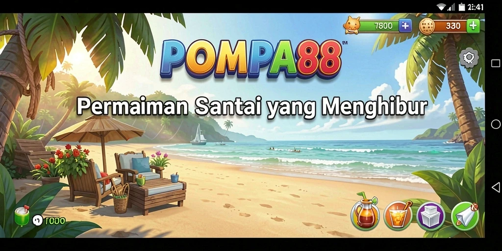Tangkapan layar POMPA88 menampilkan gameplay yang asyik dan seru.