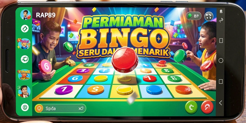 Tampilan gameplay seru dalam permainan Bingo RAP89.