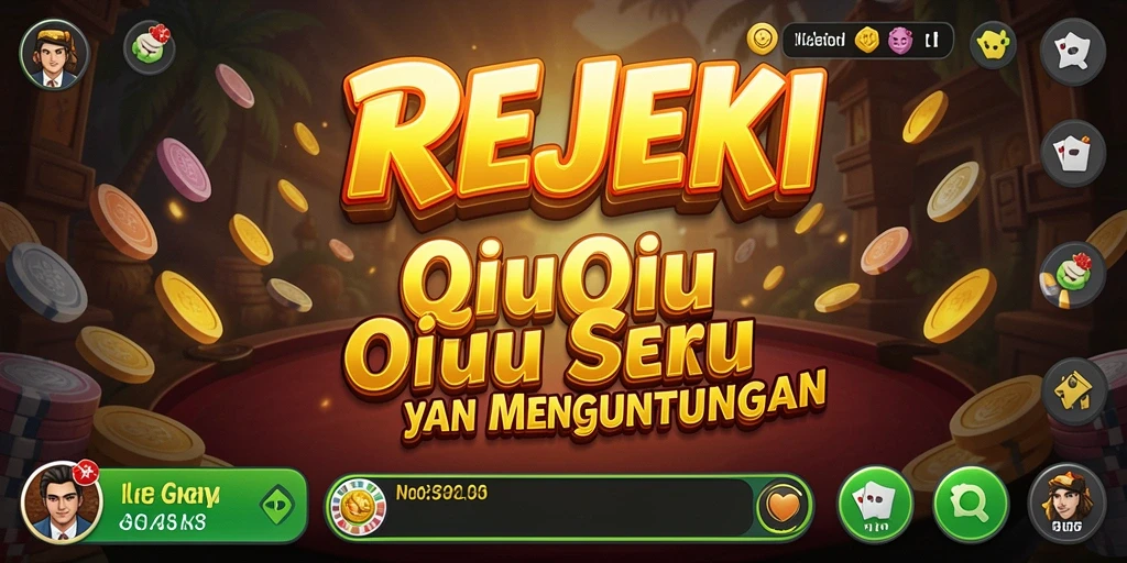 Tampilan gameplay seru dalam REJEKI yang penuh strategi QiuQiu.