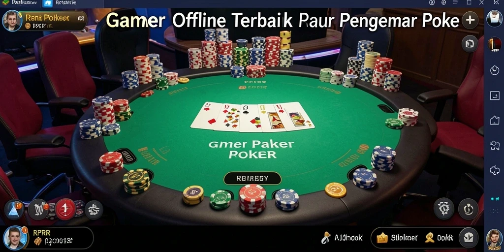 Gameplay menarik RPRR dengan pemain berkompetisi dalam Poker.