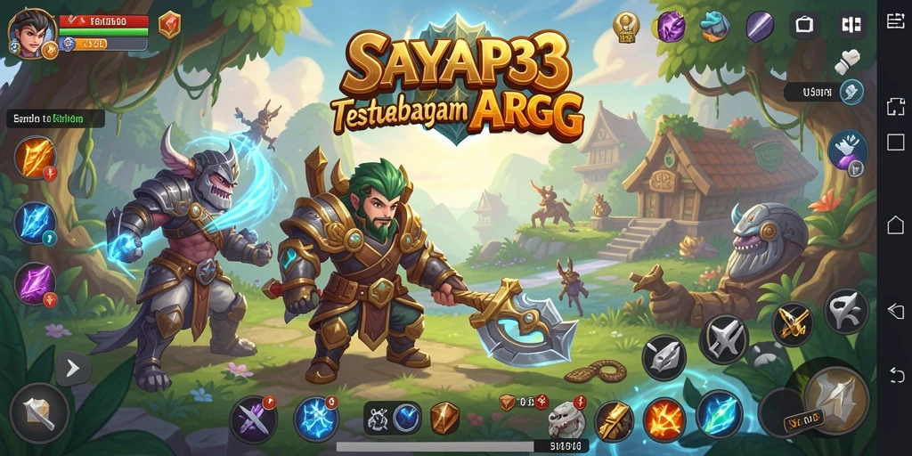 Tampilan gameplay epik dalam dunia SAYAP33 yang menantang.