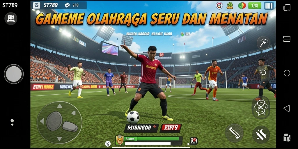 Tampilan seru gameplay ST789 dalam olahraga.