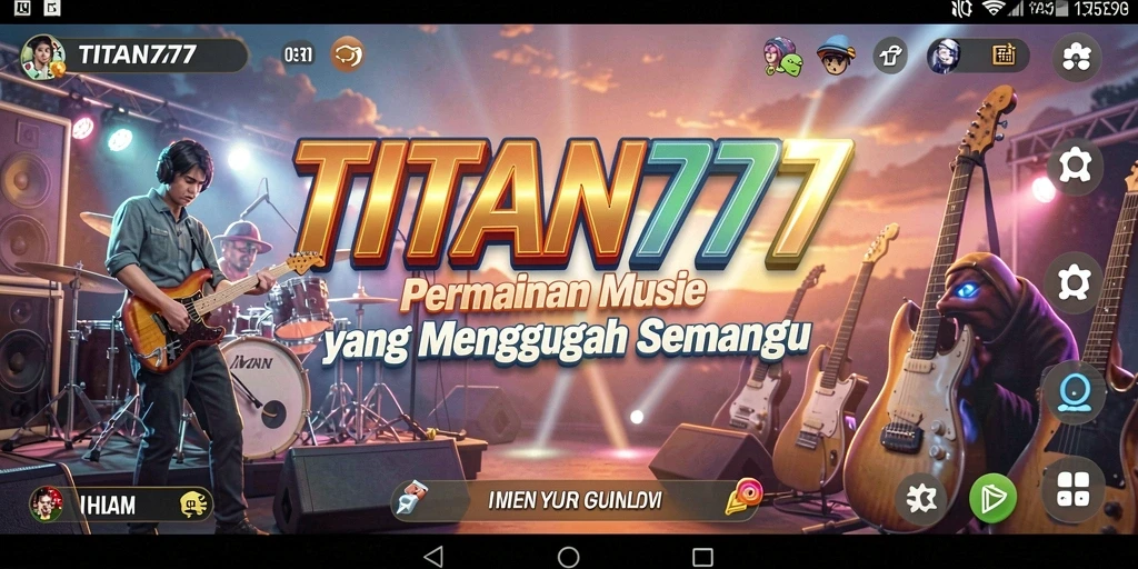 Gameplay menantang yang penuh warna dan interaktif di TITAN777.