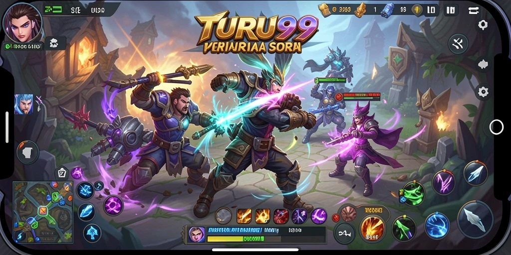 Gameplay TURU99 yang seru dan penuh strategi.