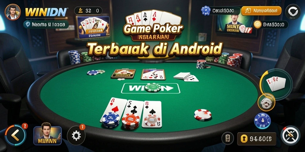 Tampilan gameplay poker yang mendebarkan di WINIDN.